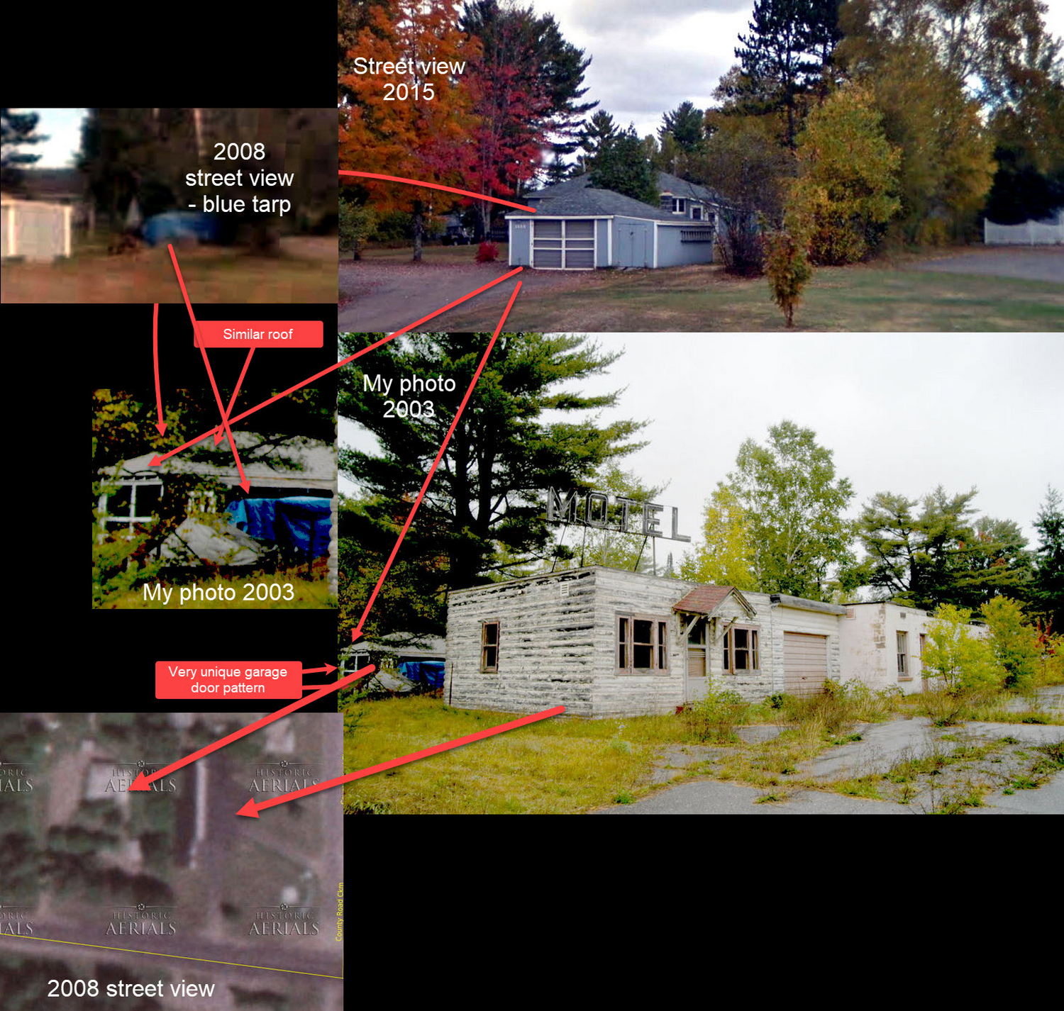 Undetermined Ishpeming Motel - Then Vs Now (newer photo)